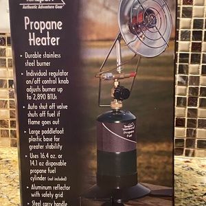 Texsport | Other | Texsport 4215 Portable Propane Heater 289 Btu For  Camping Patio Golfcart | Poshmark